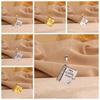 Titanium Steel Opening Book Pendant Stainless Steel Girls Text Locket  Mother's Day