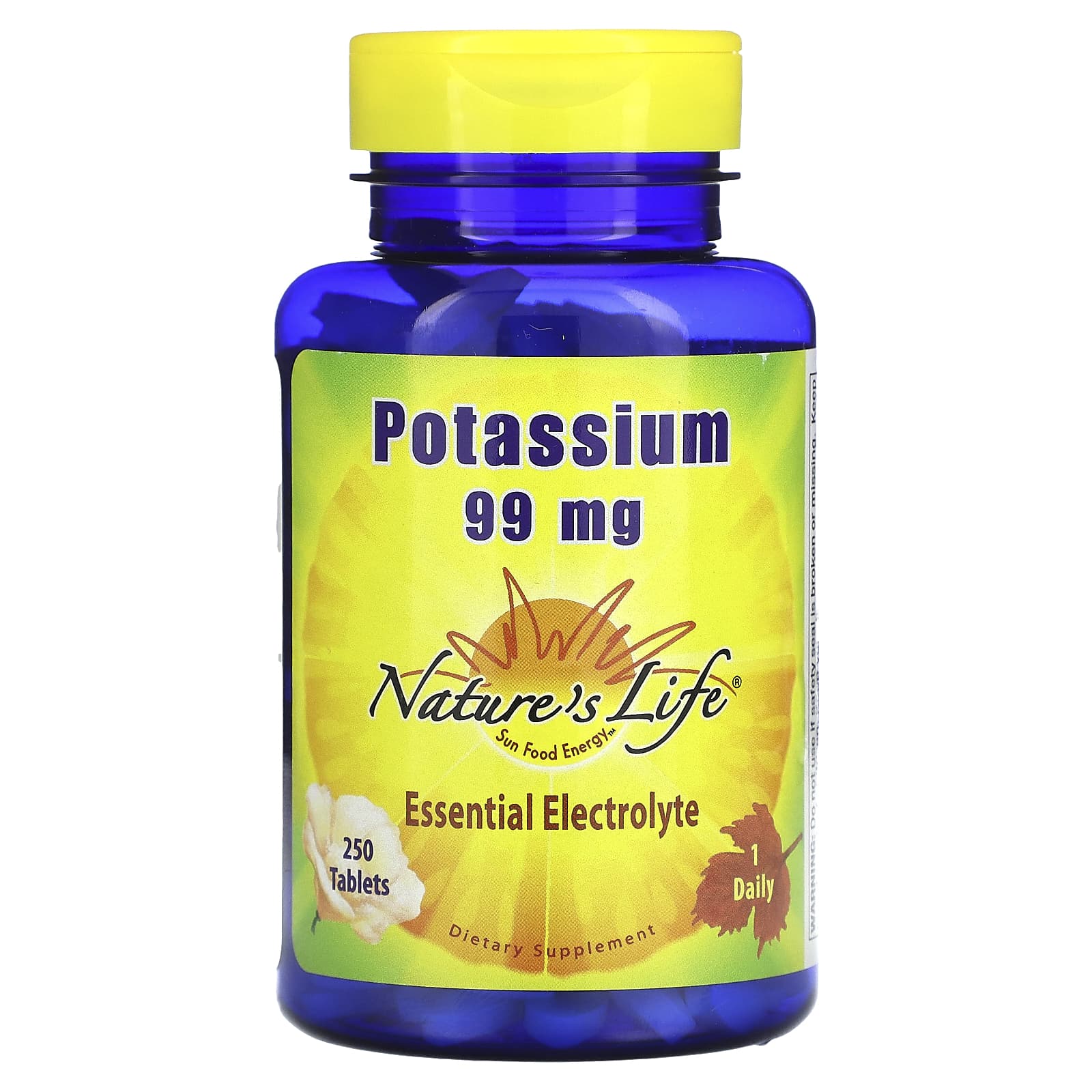 

Nature S Life, Potassium, 99Mg, 250 Tablets