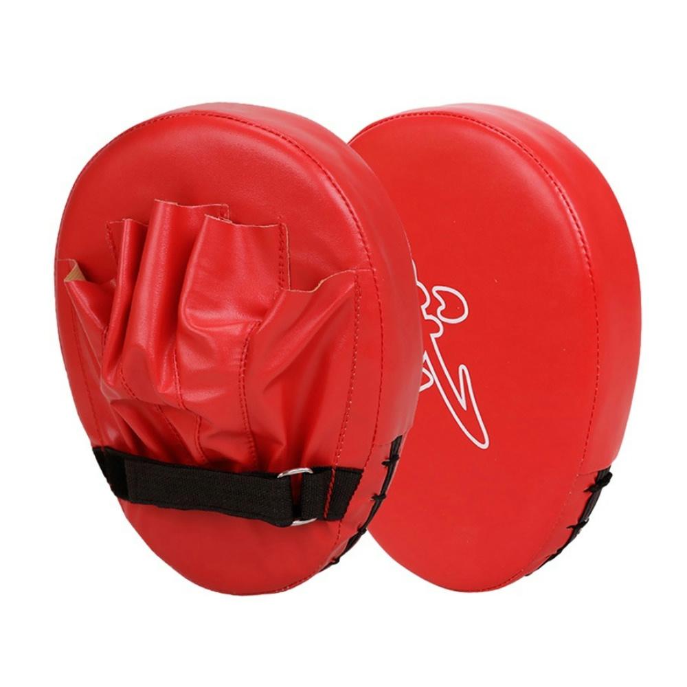 Curved Boxing Muay Thai Hand Target Sanda Training Thickened Earthquake-resistant Curved Baffle PU Leather 5-finger Hand Target