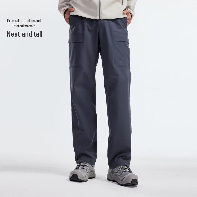 CAMEL Men's Fleece-Lined Waterproof Outdoor Softshell Pants