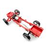 Chassi de Metal CNC WPL D12 Estrutura Viga para Carro RC de Drift 1/10 Peças de Atualização DIY Acessórios
