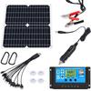 200W Flexible Solar Panel Kit 100A 12V Battery Powerful Charger Controller For Home Light Solar System Outdoor RV Caravan Boat