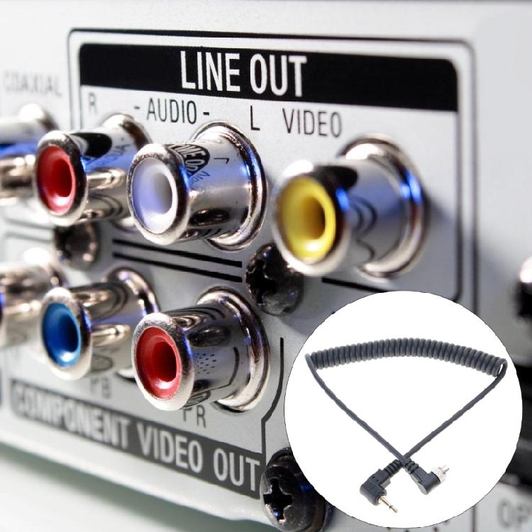 Professionelles PC-zu-2,5-mm-Blitzsynchronisationskabel Premium-PVC-Beschichtung Breite Kompatibilität für Original-Fotografieausrüstung