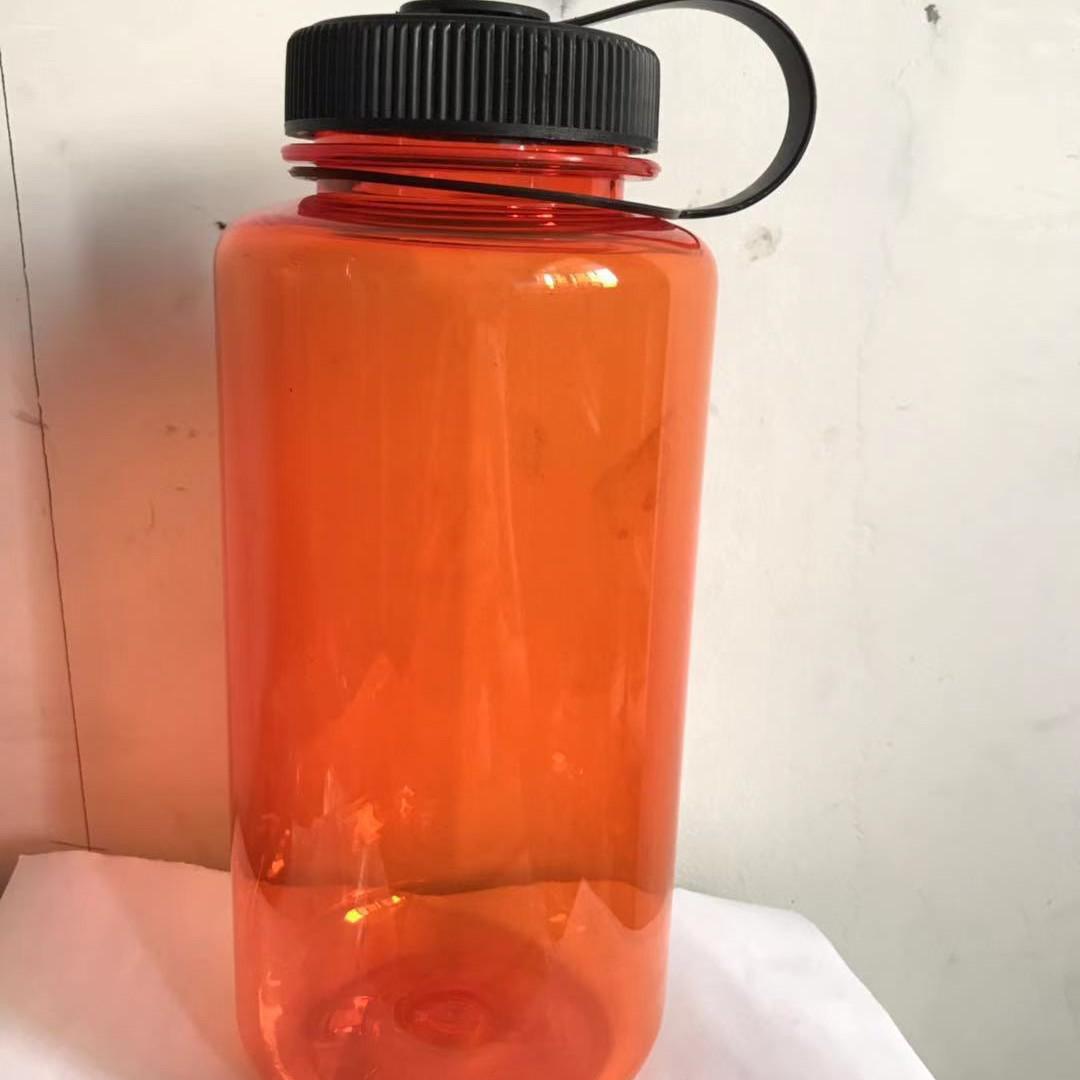 1000ml Wide-Mouth PS Plastic Sports Water Bottle with Handle - Multiple Colors Available 901-1000ml