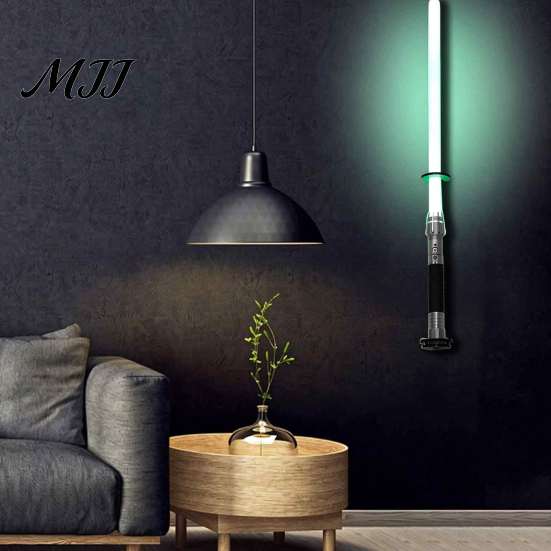 Wall Mounted Hanger 2PCS Vertical Light Swords Mount Racks, Transparent Acrylic Display Holder Stand, Space Saving for Living Room And