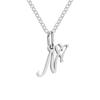 St. Delan Versatile 26-Letter Stainless Steel DIY Necklace Pendant