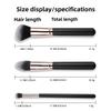 16 Makeup Brushes Set, Full Set of Makeup Artist-specific Wooden Handle Fiber Hair Professional Makeup Blush Foundation Brush