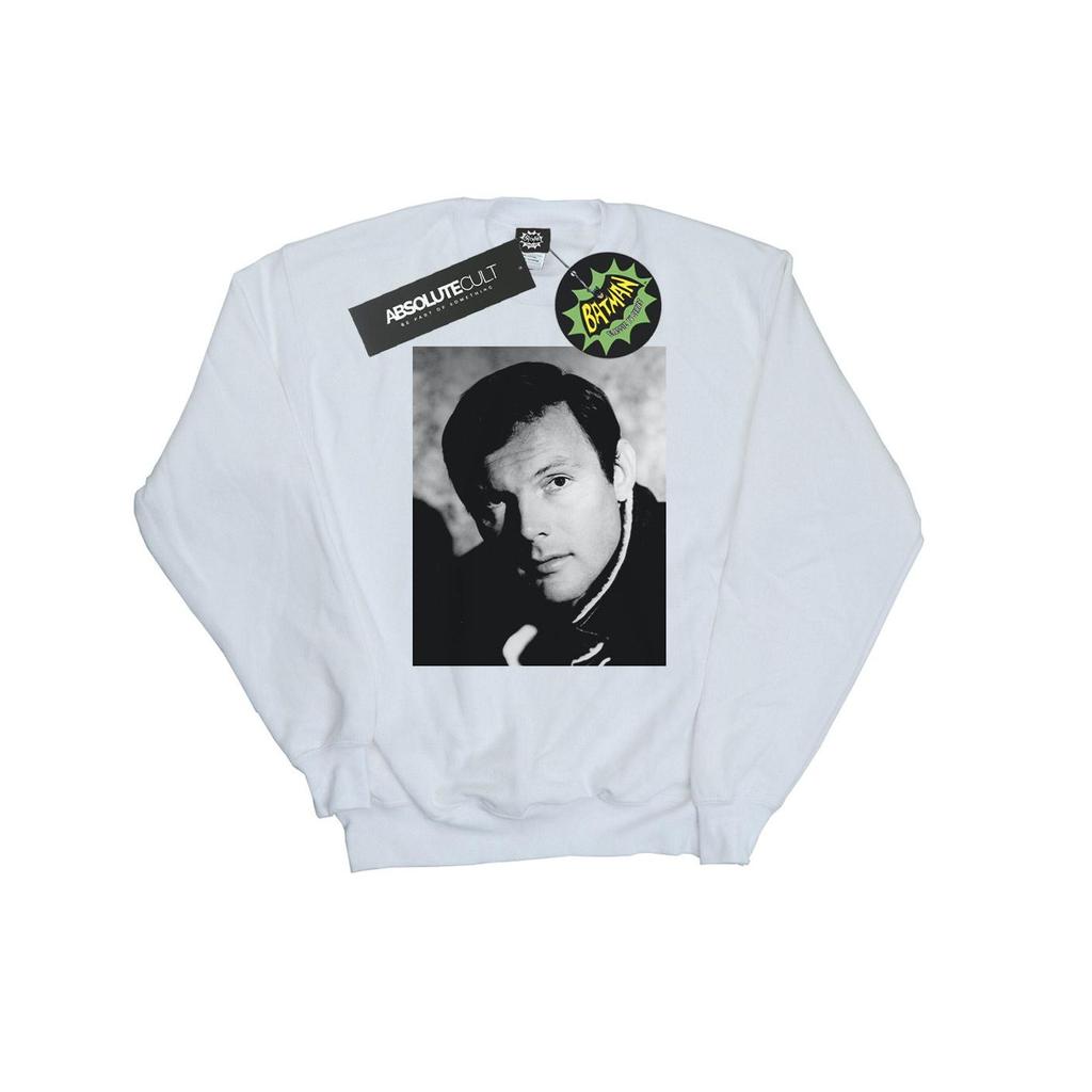 DC Comics Mens Batman TV Series Adam West Photograph Sweatshirt