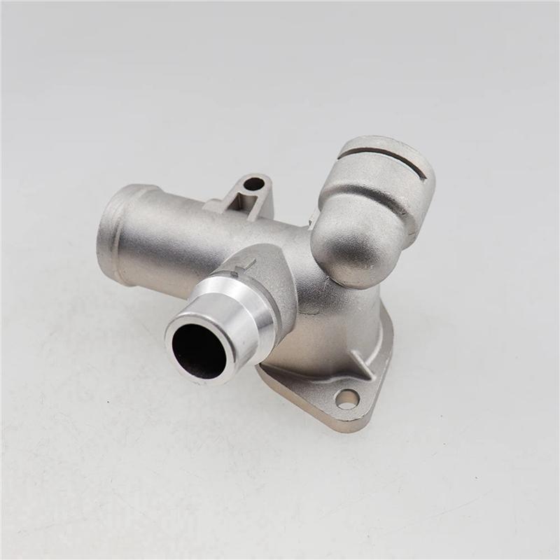 2X Engine Radiator Coolant Hose Connector Three-Way Connector 06B121132E 06B121132B For A4 B6 B7 1.8T