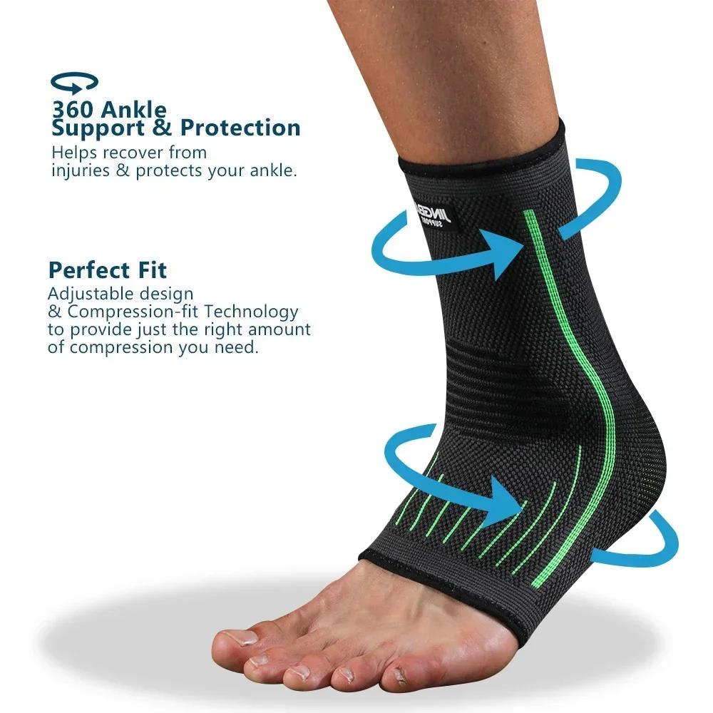 1Pc Achilles Tendon Support Brace Plantar Fasciitis Sock Ankle Compression Sleeve For Running Tendonitis Relief