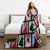 Diane Keaton Warm Blanket  Girls Boys Plush Bedding Throws Aesthetic Couch Chair Flannel Bedspread Sofa Bed Cover