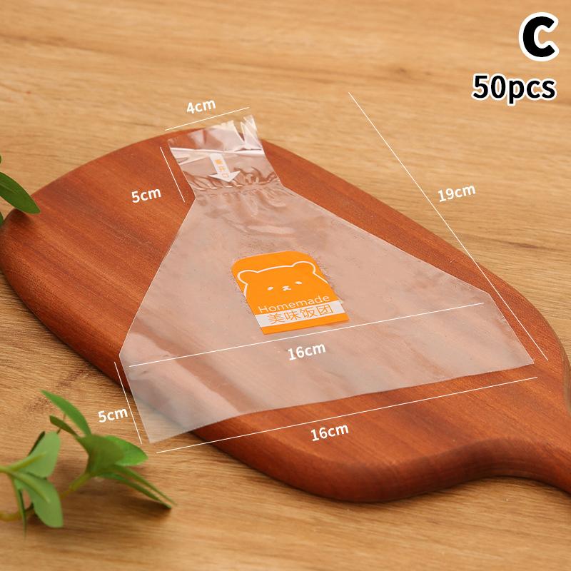 Triangle Rice And Vegetable Roll Packaging Paper Triangle Rice Ball Disposable Packaging Bag Sushi Bag Sushi Bento Accessories