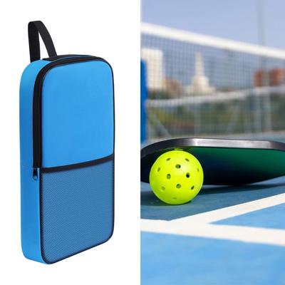 Large Capacity Pickleball Crossbody Bag Waterproof Zipper Closure Pickleball Paddle Bag Professional Adjustable Strap