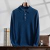 Fanzhen Men's 100% Cashmere Polo Sweater
