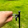4/6M Adjustable Camping Tent Awning Wind Rope With Fastener Buckle Pulley Tensioner Ratchet Hangers For Lights