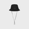 OV LOGO COTTON BUCKET HAT (BLACK)