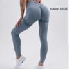 Leggings da yoga fitness da donna a 9 colori, a vita alta, push-up, pantaloni da yoga aderenti senza cuciture per lo sport da donna