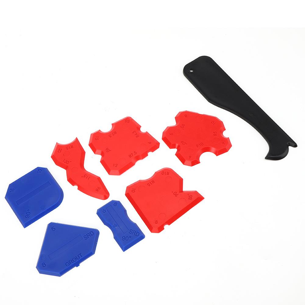 8pcs Silicone Sealant Spreader Spatula Scraper Caulk Remover Hand Operated Tool Kit