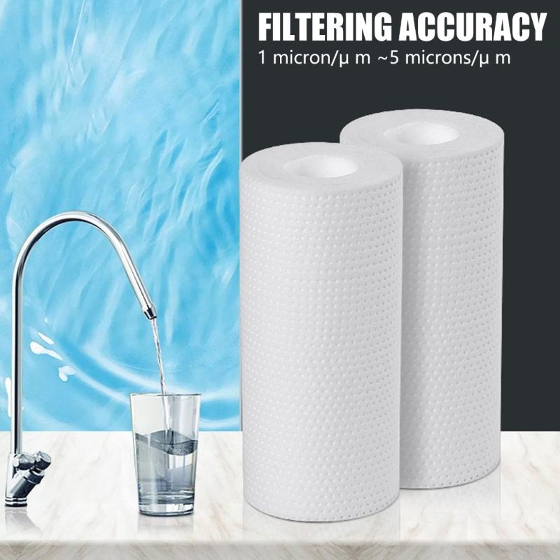 10Pieces 5Inch Polypropylene Cotton Filter Cartridges Water Purifiers Filter for Enhancing Water Filtrations Systems