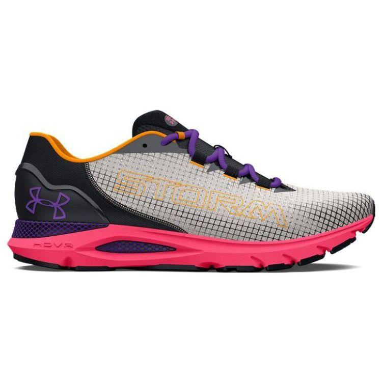 Under Armour HOVR Sonic 6 Storm - White Clay Metro Purple Women Sneakers Cream Pink-Shock 3026553-300