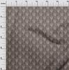 oneOone Cotton Flex Brown Fabric Toile Diy Clothing Quilting Fabric Print Fabric By Yard 40 Inch