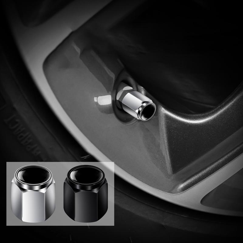 4 шт./Набір Металеві Ковпачки Клапанів Повітряних Шин Автомобільних Коліс Для Porsche Panamera Macan Boxster Cayman Cayenne 911 718 Декоративні Аксесуари