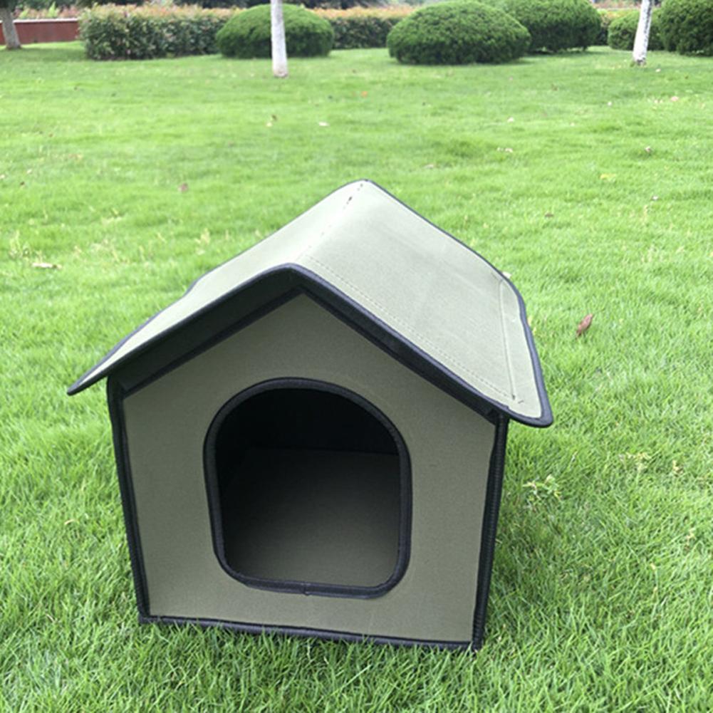 Foldable Cat House Outdoor Waterproof Rainproof Detachable Pet Cave Nest Tent Accessories For Kitten Puppy