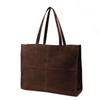 Large Capacity Suede Tote Women Bag Retro Shoulder Bag High Quality Quilting Handbags and Purses Designer Bags for Women Shopper