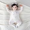 Baby Onesie: Double-Layer Belly Protection, Pure Cotton, Boneless, Long Sleeve for Spring, Autumn, Summer, & Air-Conditioned Rooms