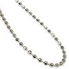 925 Cut Ball Chain, 2mm Thickness, 55cm - 60cm Length, Multi-faceted Cut Ball, Mirror Ball, Sparkling, Shiny, Mirror Finish, Diamond Cut,