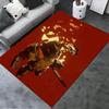 Alfombra DOOM The Dark Ages para Sala de Estar, Dormitorio, Hogar, Decoración de Sofá, Alfombrilla Antideslizante para Jugar Niños
