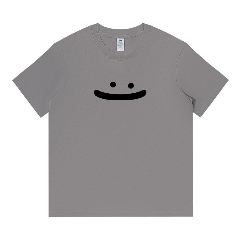 Short-sleeved Men's Summer Students Korean Version of The Casual Loose Round Neck Yankee Printing Wild Harajuku Wind Tops Trend Women