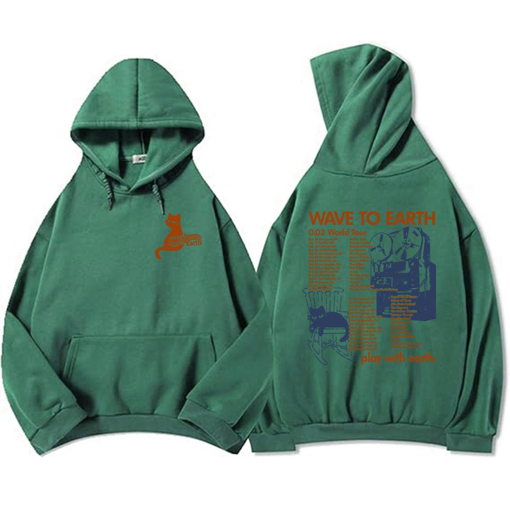 

Худи Wave ToEarth Cat World Tour Корейская мужская группа Графические толстовки Ropa Hombre Толстовки Зимний пуловер с длинным рукавом 3XL