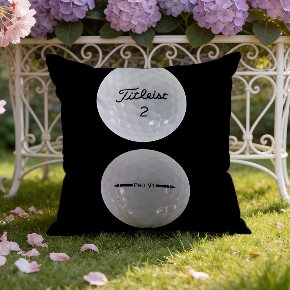 Brand T-TitleistT Cushion Cover Home & Car Dual-Scene Pillow Cover: Reversible for Premium Comfort