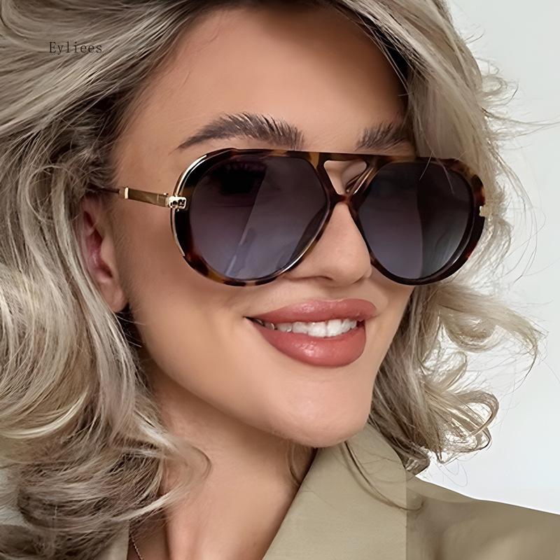 New in Fashion Style Sunglasses for Women Women Glasses Brown Gradient Lenses Decorative Glasses Glasses Women