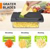 Vegetable Chopper Veggie Chopper,Mandoline Slicer,Multifunctional 12 in 1 Food Choppers, Kitchen Vegetable Slicer Dicer Cutter,Onion Mincer,Cheese