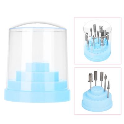 Plastic Nail Drill Bit Holder 48 Holes Manicure Bit Organizer  Nail Bit Classification