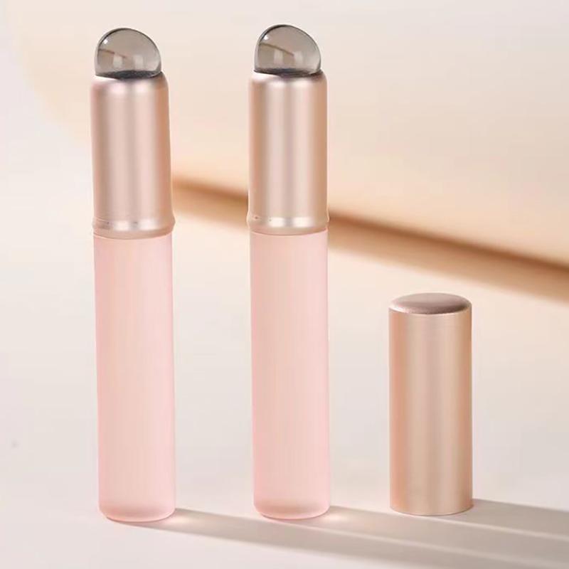 Tırnak Sanat Silikon Aplikatör Sopa Krom Pigment Toz Uygulama Degrade Gölgeleme Kalem Kolay Daub Toz Silikon Tırnak Fırçaları Aracı