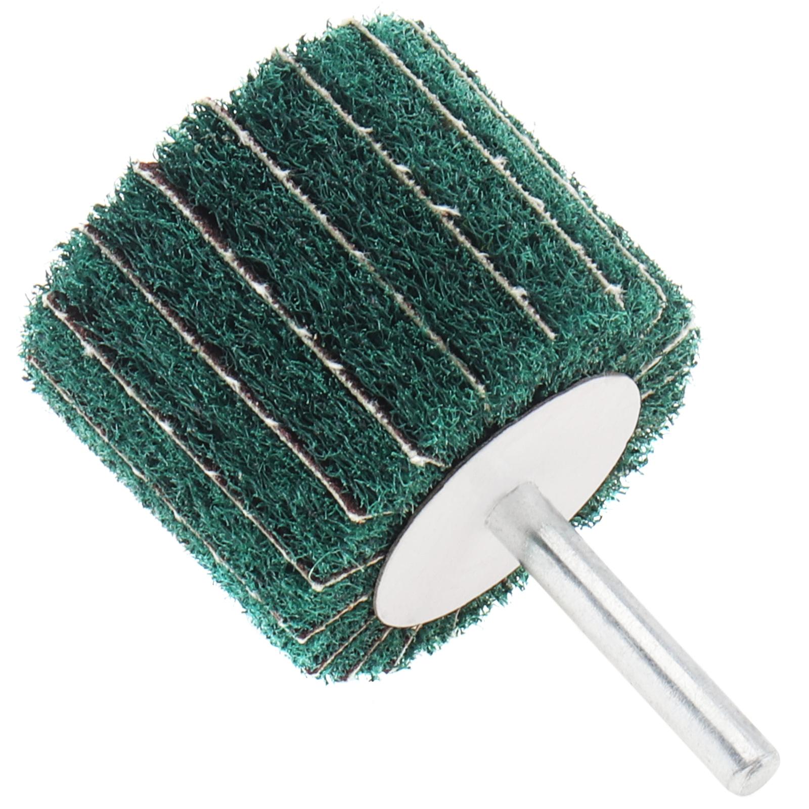 ChgImposs 5 Ruote Lamellari Abrasive 120 - Testine In Fibra Per Trapano, Rimuovere Ruggine E Sbavature