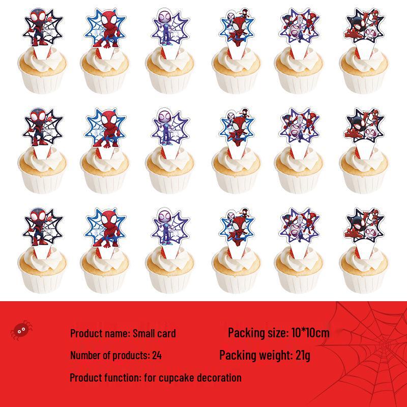 Hot-Selling Spider-Man & Friends Disposable Plate Set with Balloon Decorations for Parties
