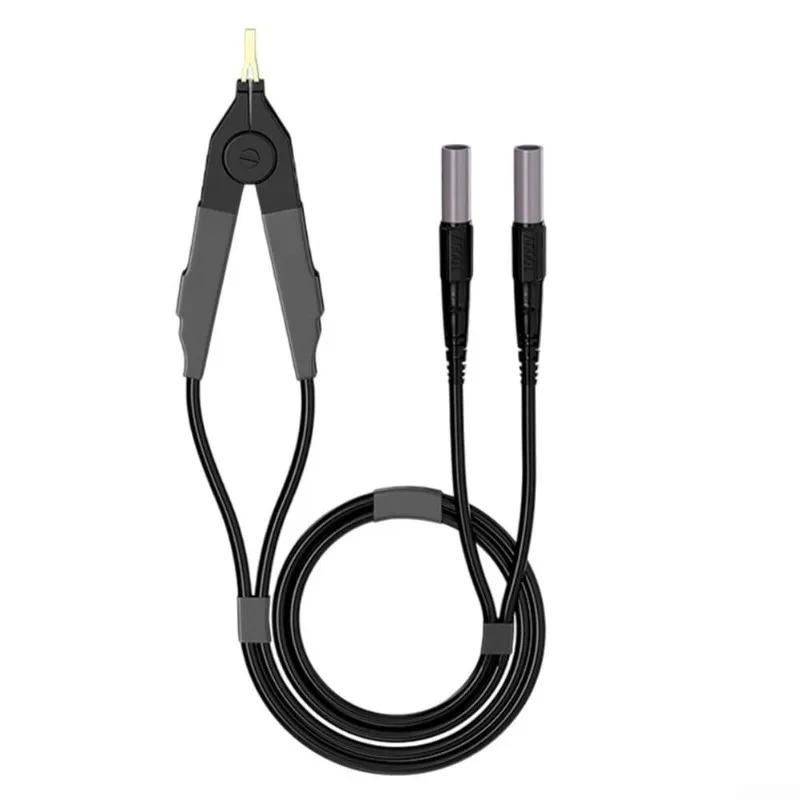 Meter Test Leads Terminal Kelvin Clips Cable Wires To 4MM Banana Plugs Gold-Plated