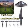 Design à Prova d'Água Luzes de Cogumelo Movidas a Energia Solar Cogumelos Grandes Automáticos Cogumelos LED Solares Design de Simulação Resistente às Intempéries