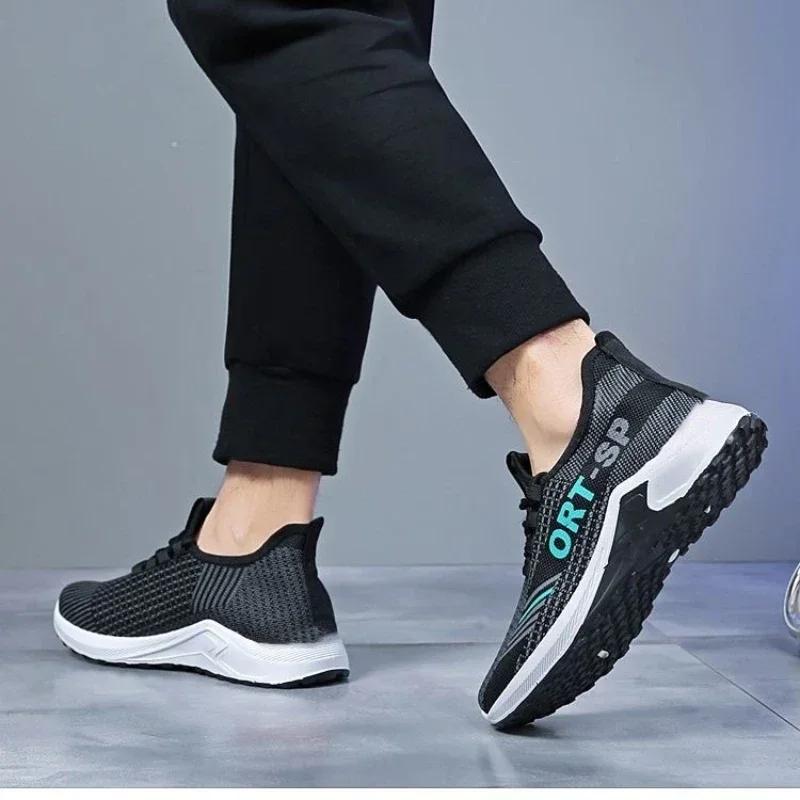 Herrenschuhe, Outdoor-Walking-Trainings-Tennisschuhe, Freizeitschuhe, Atmungsaktive Laufschuhe, Mode-Sneakers, Herrenschuhe