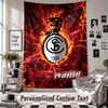Arazzo da Appendere alla Parete con Nome e Testo Personalizzati, Arazzo Decorativo SC Freiburg FC per Camera da Letto