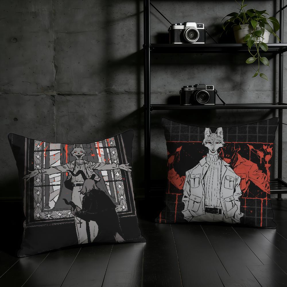 Nagabe Art Comics Cushion Cover Birthday Anniversary Gifts Double Sided Printed Zipper Cushion Cover Soft Skin Bedding