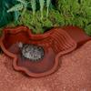 Schildkröten-Badebecken Freundliche Lebensumgebung Mit Stufen Für Reptilien Zum Ausruhen Und Baden Schildkröten-Futter Napf Reptilien-Badebecken L3T3