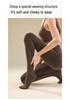 High-Waisted Tummy-Control Butt-Lifting Grey Cotton Tights - Women's Plus Velvet Thick Warmth Pantyhose for Autumn/Winter