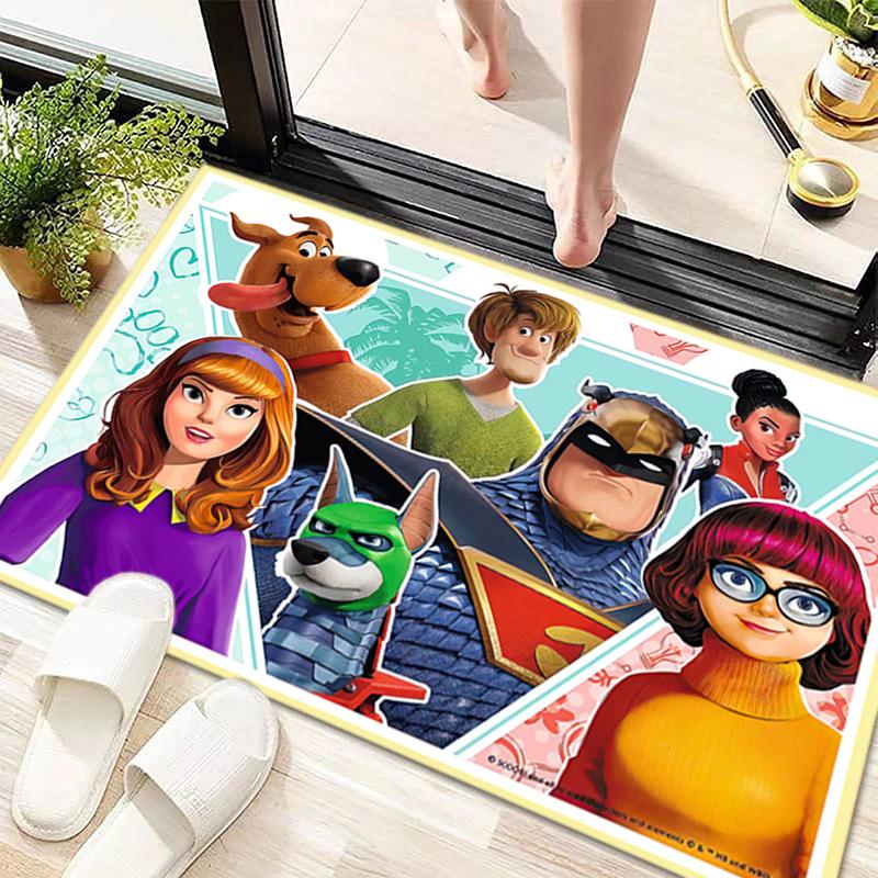 Halloween cartoon comedy adventure movie Scooby-Doo carpet is suitable for living room and bedroom doormats office balcony decorative carpet V5