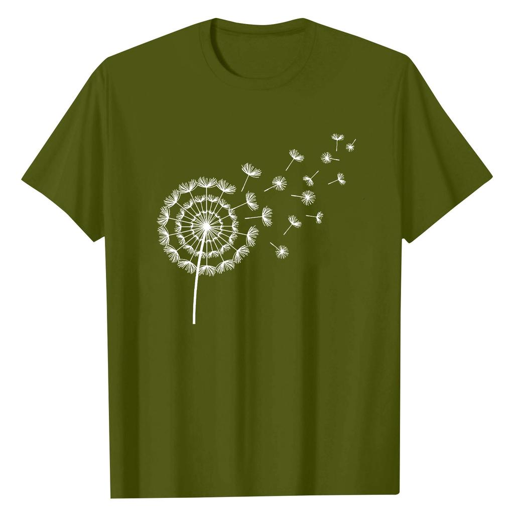 Summer Children's Crew-neck Top Printed Short-sleeved T-shirt Top Base