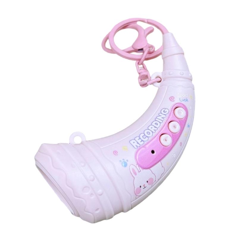 

Voice Recorder Recording Horn With Voice Changer And Music Playbacks Safe ABS Design For Creative Kids Entertainment
